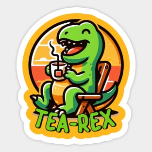 Tea-Rex Sticker